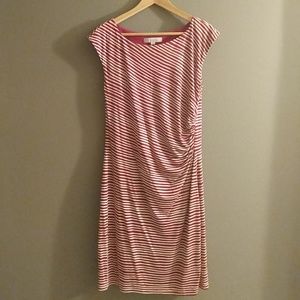 Stripped Ann Taylor Work Dress